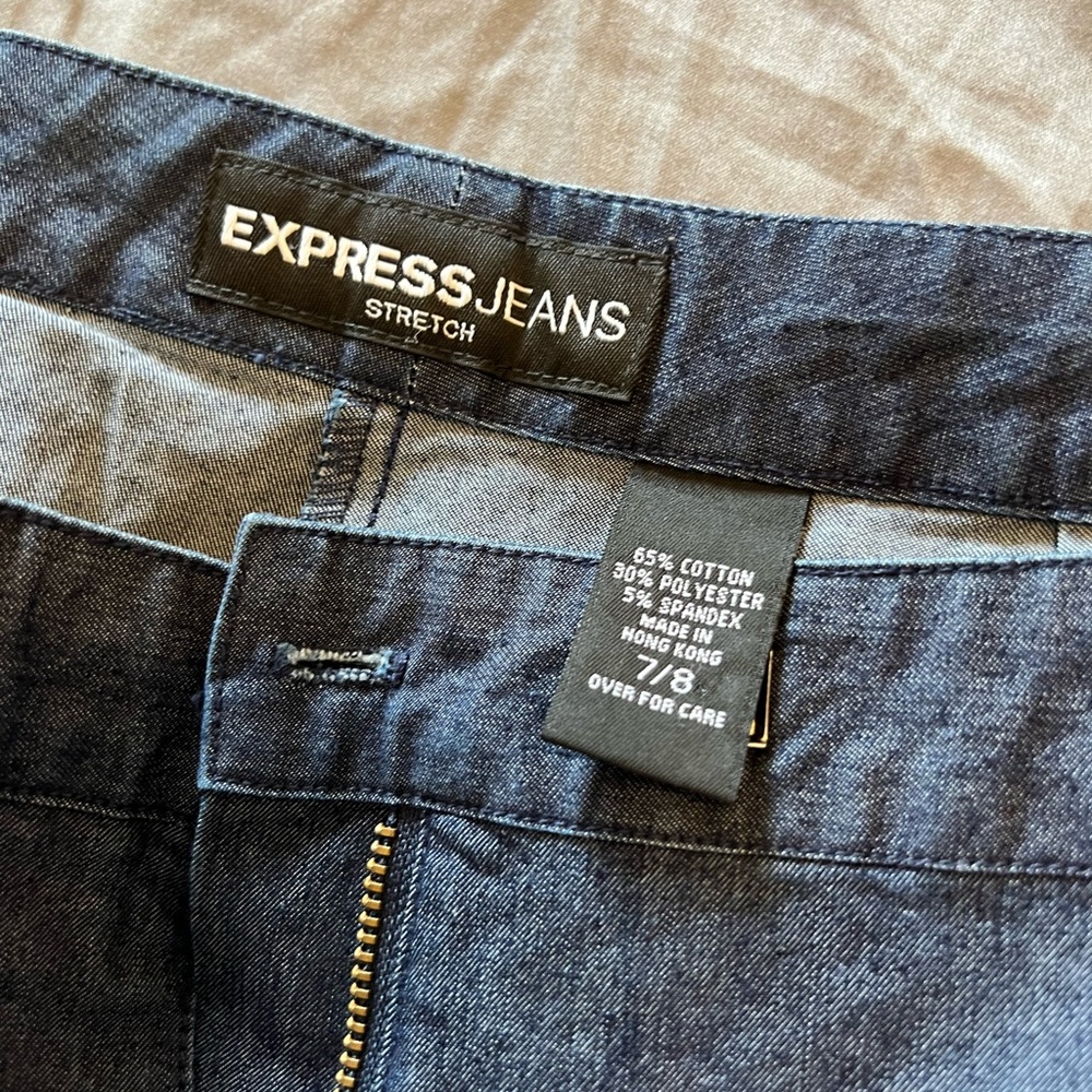 Express Dark Indigo Stretch Jeans